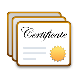 Certificates